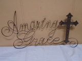 Amazing Grace Metal Wall Art Piece