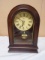 Bolova Wood Case Table Clock