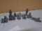 10pc Group of Pewter Figurines