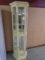 Lighted Glass Fronted Curio Cabinet w/ Glass Shelves