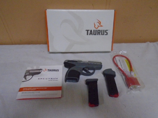 Brand New Taurus Spectrum 380 .380 Auto Pistol w/ 2 Magazines-Manual-Lock
