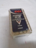 50 Round Box of CCI Stinger 22LR Rimfire Cartridges
