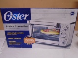 Oster 6 Slice Lareg Capacity Stainless Steel Turbo Convection Countertop Oven