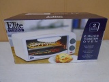Brand New in Box Elite Cuisine 2 Slice Toaster Oven