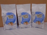 (3) 3.4lb Fancy Feast Bags of Dry Cat Food