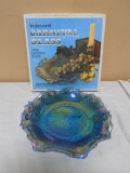 Indiana Glass Iridescent Carnival Glass Hostess Plate w/ Original Box
