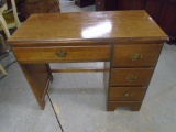 Wooden 4 Drawer Knee Hole Desk