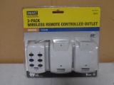 Smart Electrician 3pack of Wireless Remote Control Outlets
