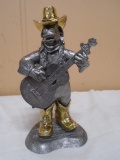Ricker Limited Edition Numbered Pewter Horse w/ Guitar