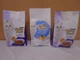 (3) 3lb Bags of Fancy Feast Dry Cat Food