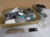 Large Group of Kitchen Utensils and Kitchenware