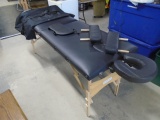 Like New Folding Massage Table w/ Accessories and Carry Bag