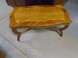 Beautiful Antique Inlayed Top Coffee Table
