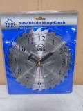 Brand New 10in Saw Blade Clock