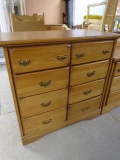8 Drawer Oak Chest of Drawers