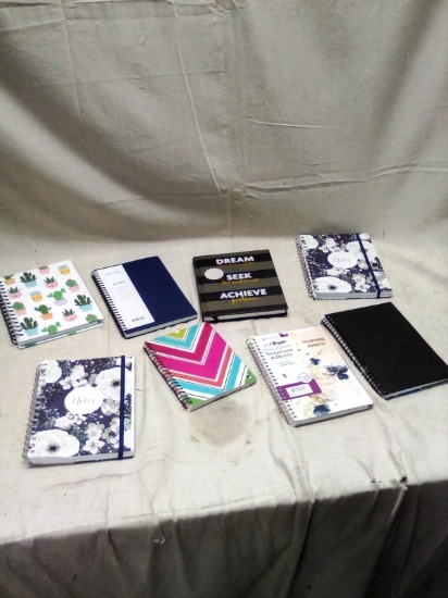Eight Misc.notebooks and address books