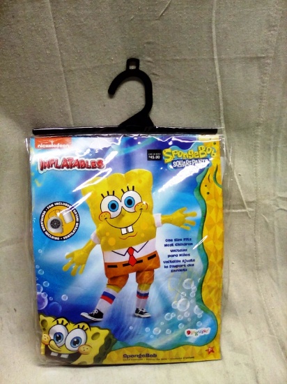 Inflatable Spongebob Squarepants kids costume