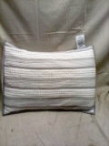 Full/Queen Memory Gel Foam Pillow in removable pillow sham