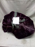 Threshold MicroPlush Full/Queen Purple Blanket