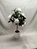 White Flowering Artificial Plant