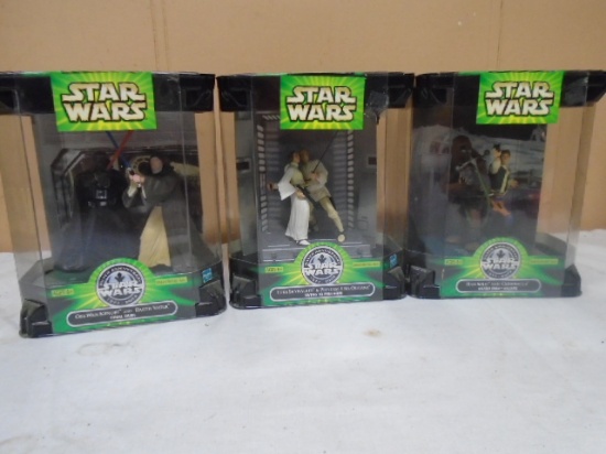 Hasboro Star Wars Silver Anniversary Collectible Action Figures (In Original Boxes)