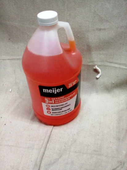 Meijer 3 in one Windshield Wiper Fluid