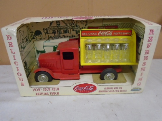 Gearbox Stamped Steel 1930's Coca-Cola Bottling Company Truck w/Coca-Cola Bottles