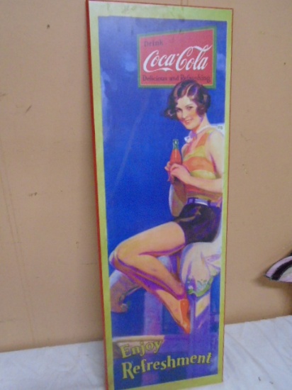 Wooden Coca-Cola Sign