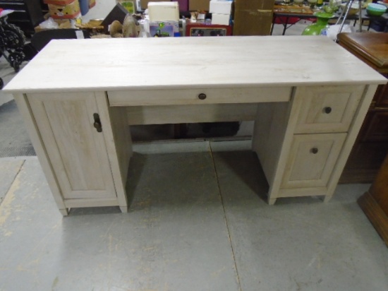 Beautiful Like New Weathered Gray Desk