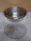 Like New Stainless Steel Roaster w/Glass Lid and Rack
