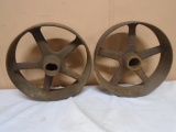 Pair of Steel Wheels