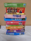 10pc Group of Jigsaw Puzzles