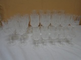 Beautiful 40 Pc. Set of Crystal Stemware