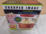 Glass Microwave Popcorn Popper w/Popcorn Bags