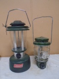 Coleman Propane Lantern & Coleman Battery Powered Lantern