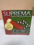 25 Round Box of Suprema 12ga Shotgun Shells