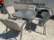 Glass Top Patio Table w/4 Chairs and Cushions