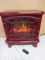 Like New Duraflame Free Standing Fireplace w/ Heat and Remote