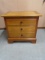 2 Drawer Solid Wood Night Stand