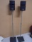 Set of KLM Speakers on Adjustable Height Stands