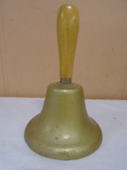 Cast Iron Wood Handle Bell