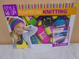 Style Me Up! Rainbow Knitting Set