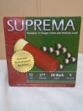 25 Round Box of Suprema 12ga Shotgun Shells