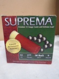 25 Round Box of Suprema 12ga Shotgun Shells