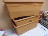 Group of 3 Plastic Planter Boxes