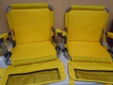 Matching Pair of Folding Stadium Seats