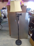 Bronze Swing Arm Floor Lamp