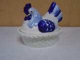 Hen on Nest Candy Dish