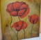 Large Floral Oil Painting on Canvas