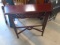 Small Cherry Wood Ornate Entryway Table